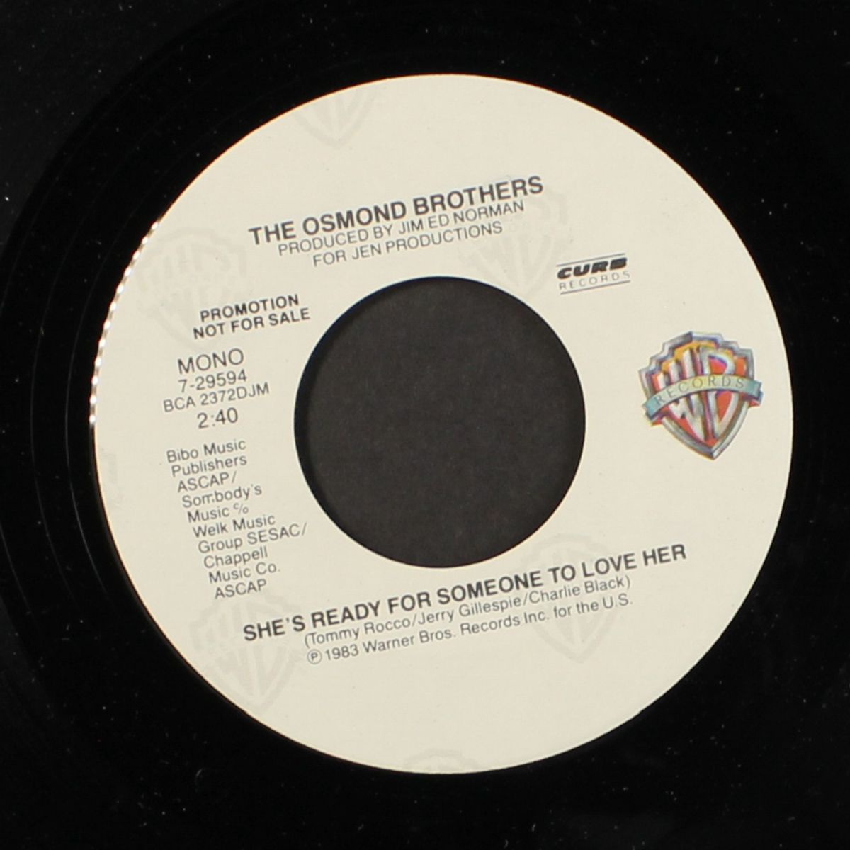 she's ready for someone to love her by OSMOND BROS.