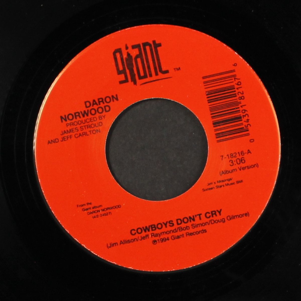 cowboys don't cry by DARON NORWOOD