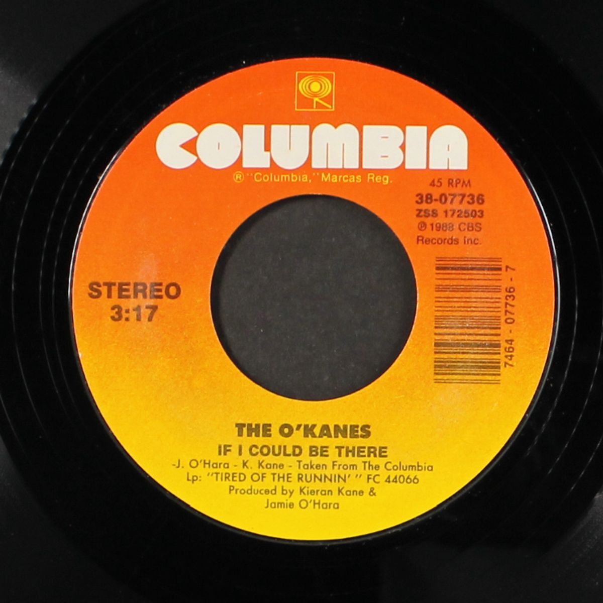 if i could be there by O'KANES