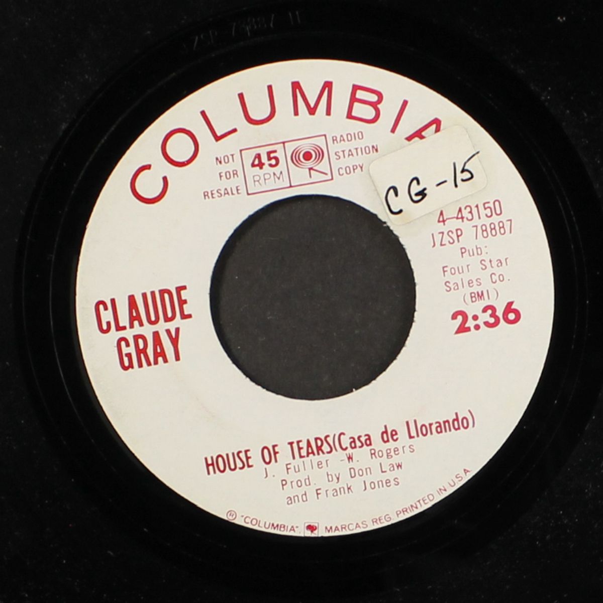 too many rivers / house of tears by CLAUDE GRAY