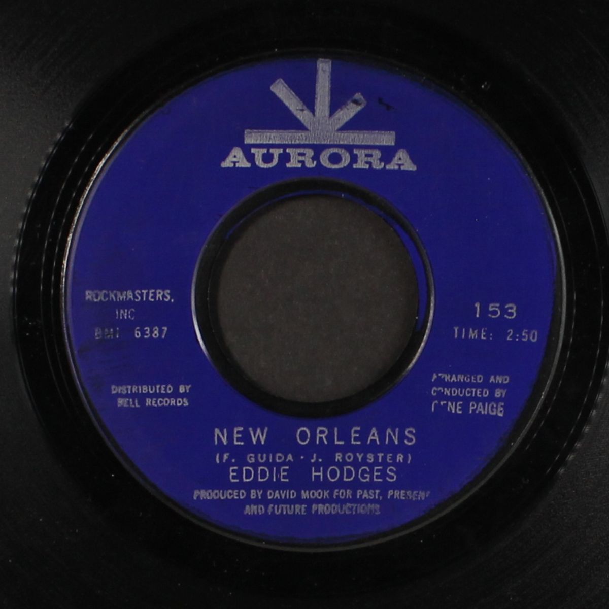 new orleans / hard times for young lovers by EDDIE HODGES