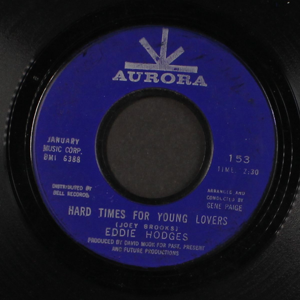 new orleans / hard times for young lovers by EDDIE HODGES