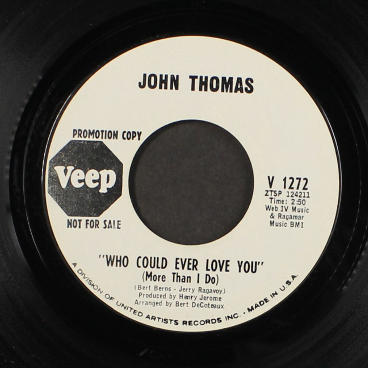lonely man / who could ever love you by JOHN THOMAS