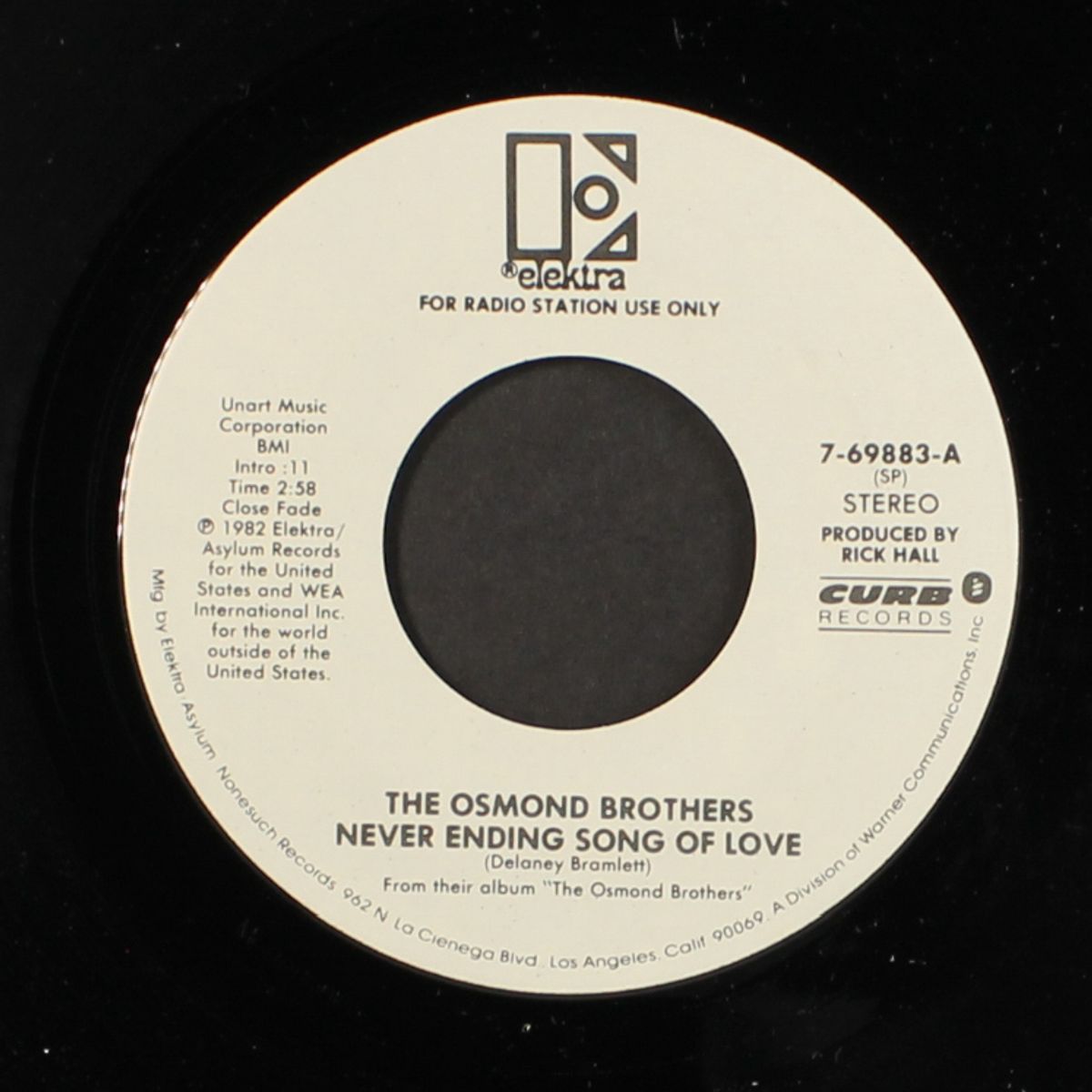 never ending song of love / mono by OSMOND BROTHERS
