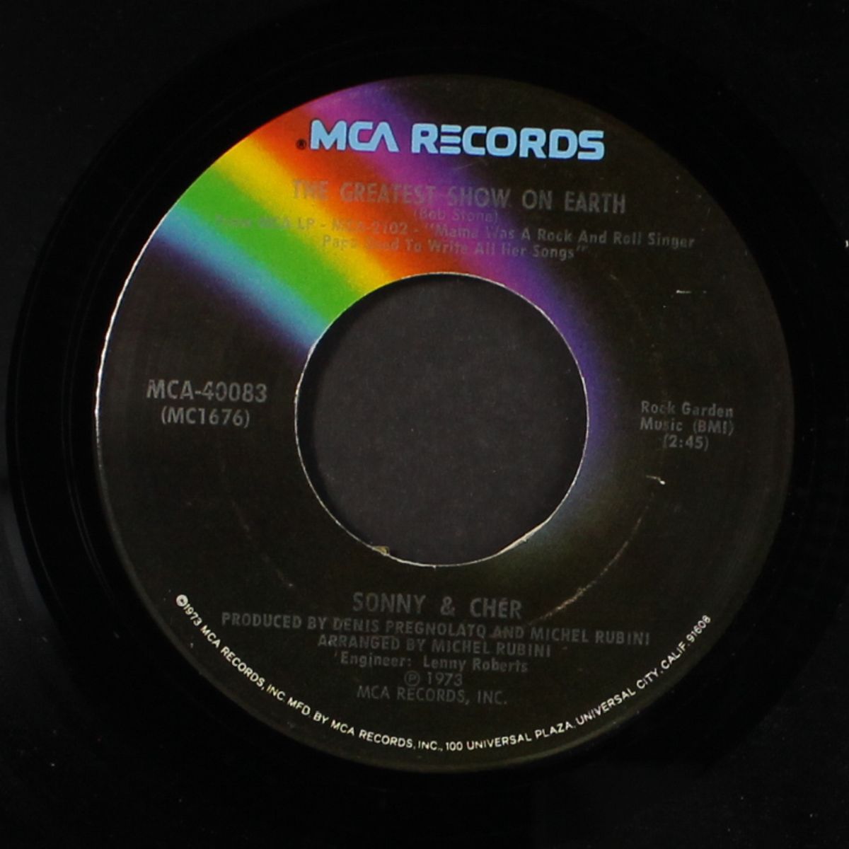 the greatest show on earth / you know darn well by SONNY & CHER