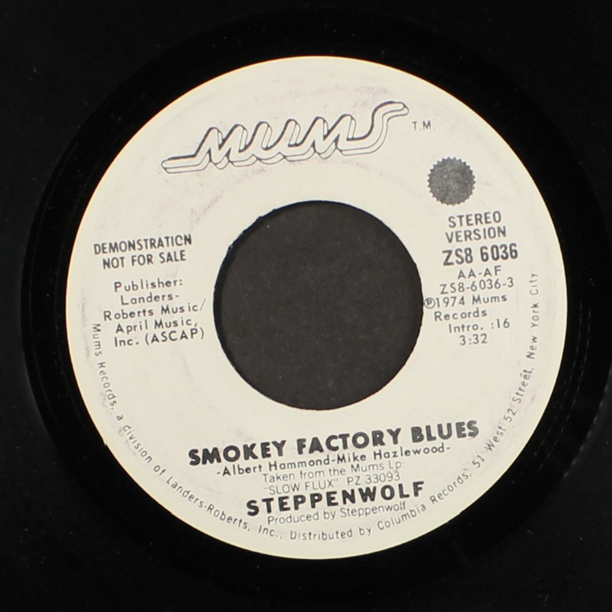 smokey factory blues / mono by STEPPENWOLF