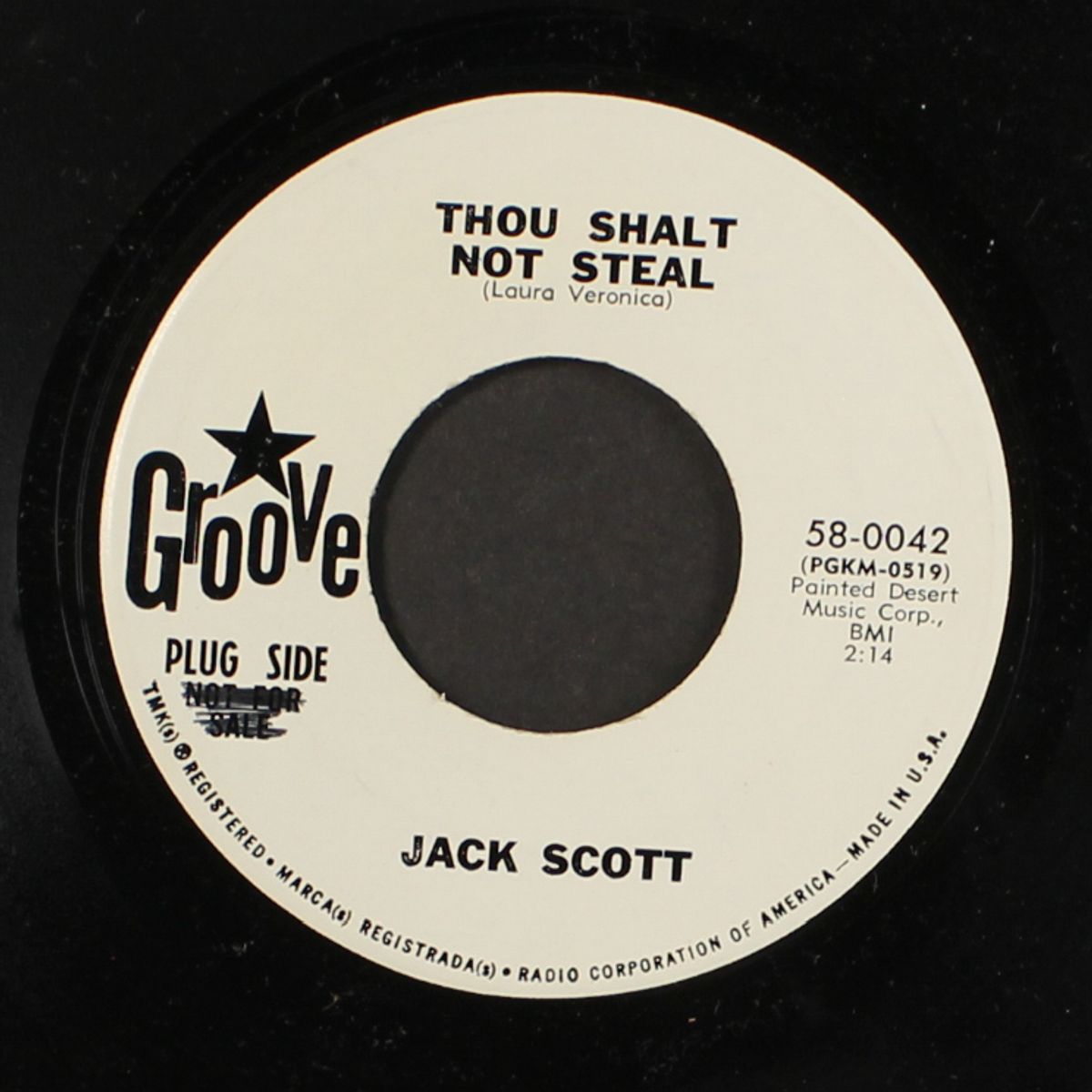 thou shalt not steal / i prayed for an angel by JACK SCOTT