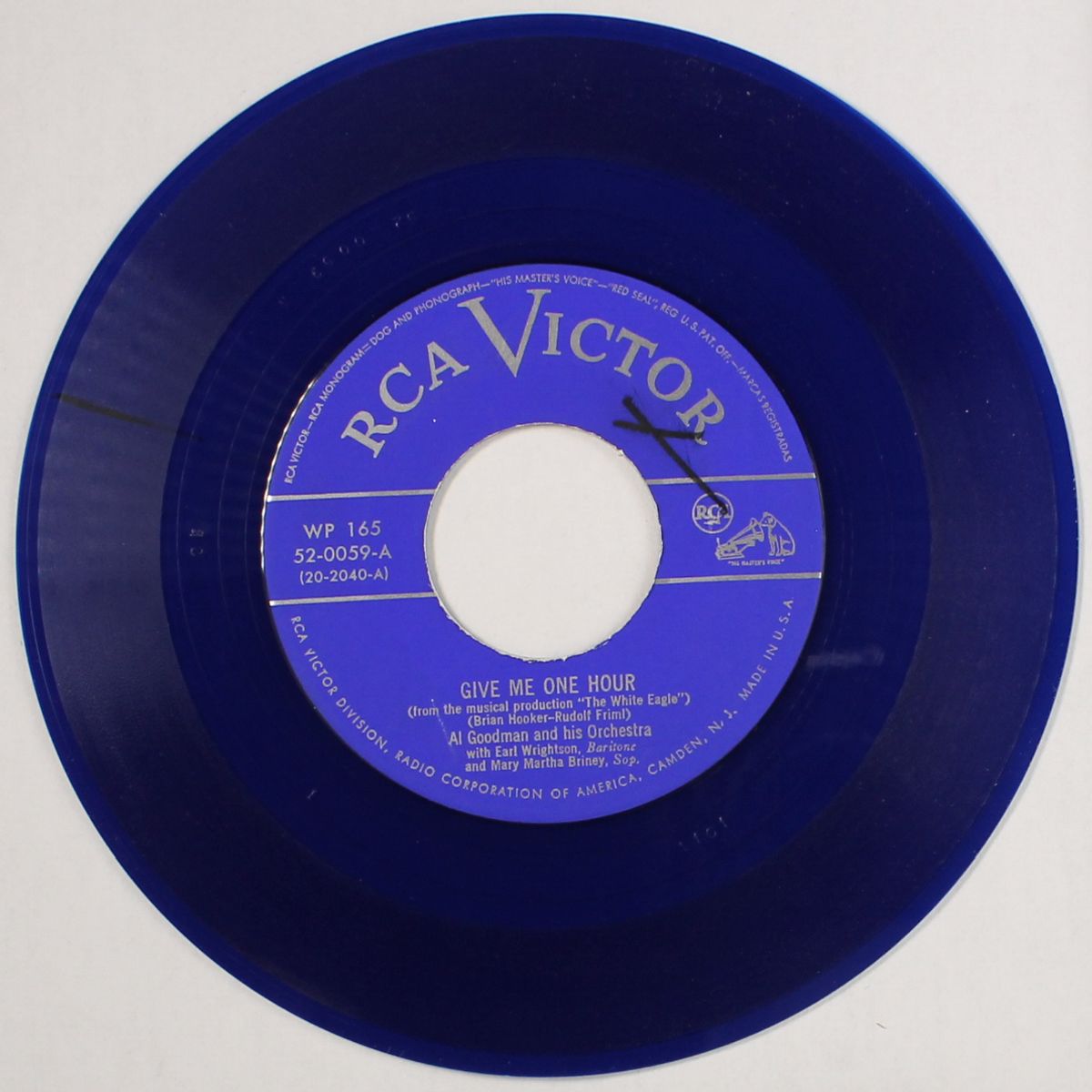 give me one hour / indian love call by AL GOODMAN