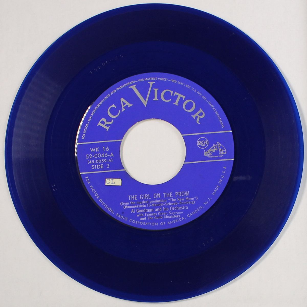 the girl on the prow / lover come back to me by AL GOODMAN