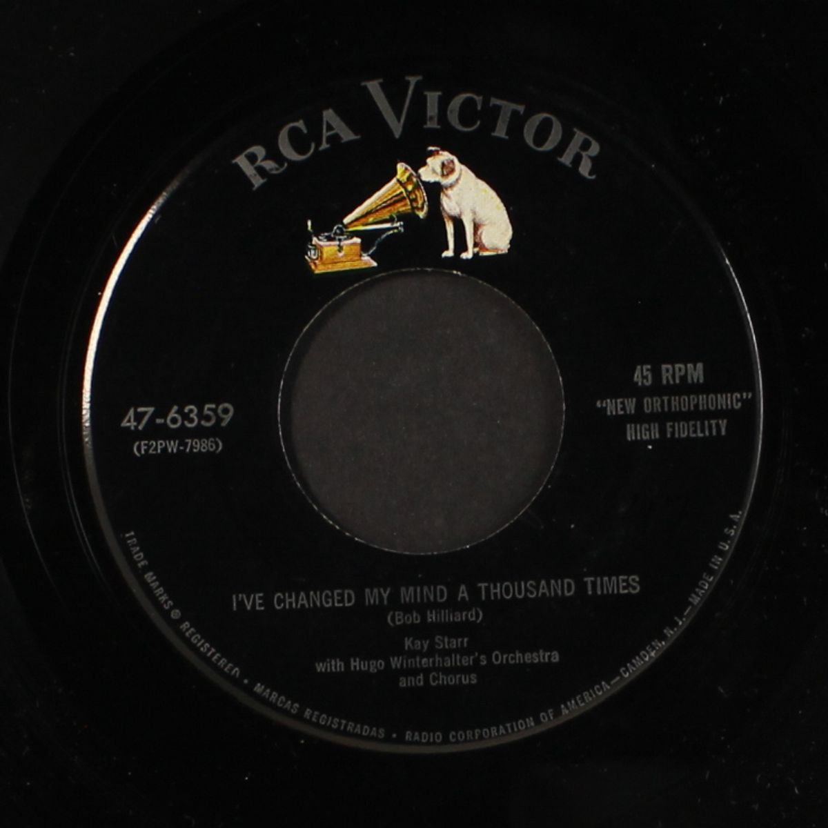 the rock and roll waltz / i've changed my mind a thousand times by KAY STARR