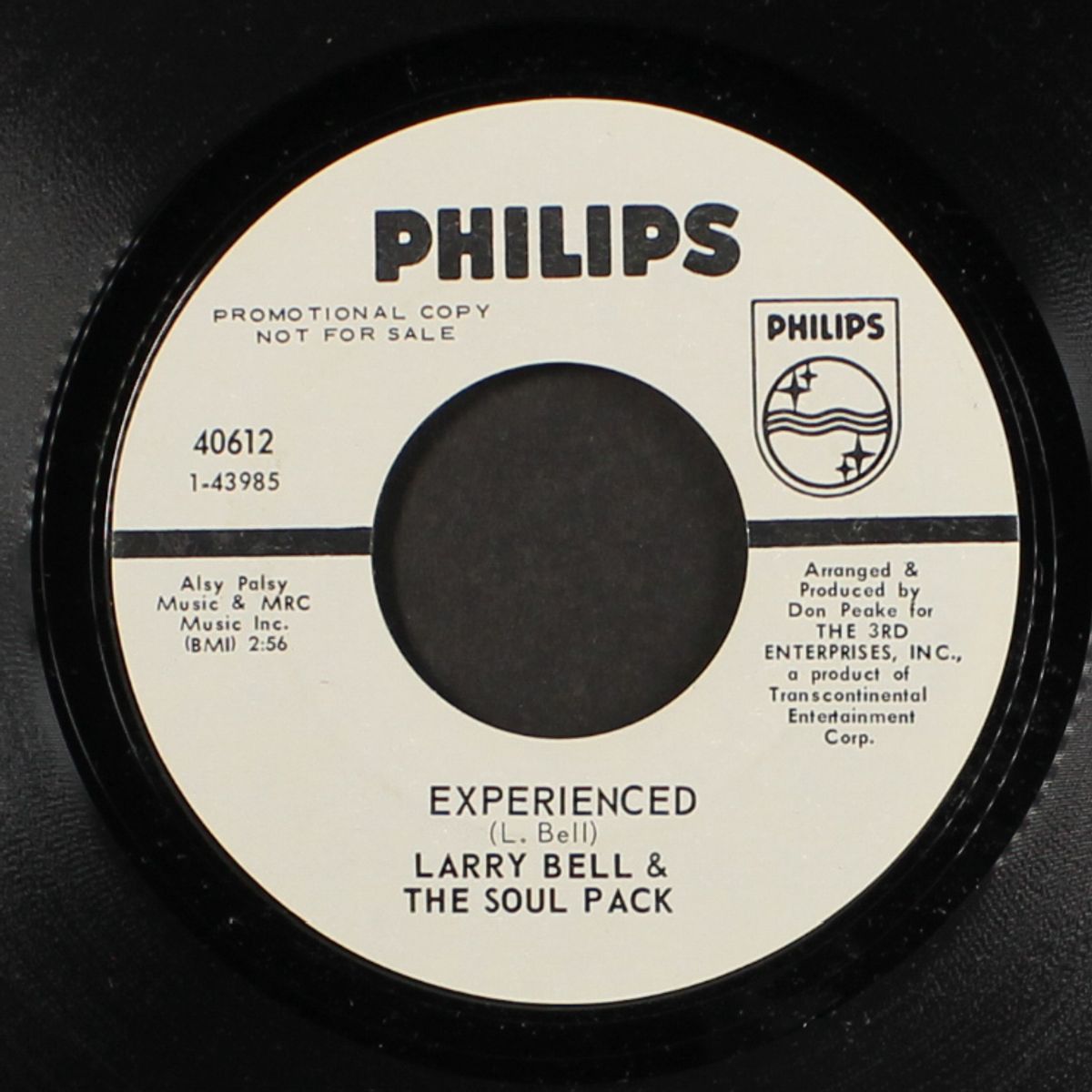 experienced / mess around by LARRY BELL & SOUL PACK