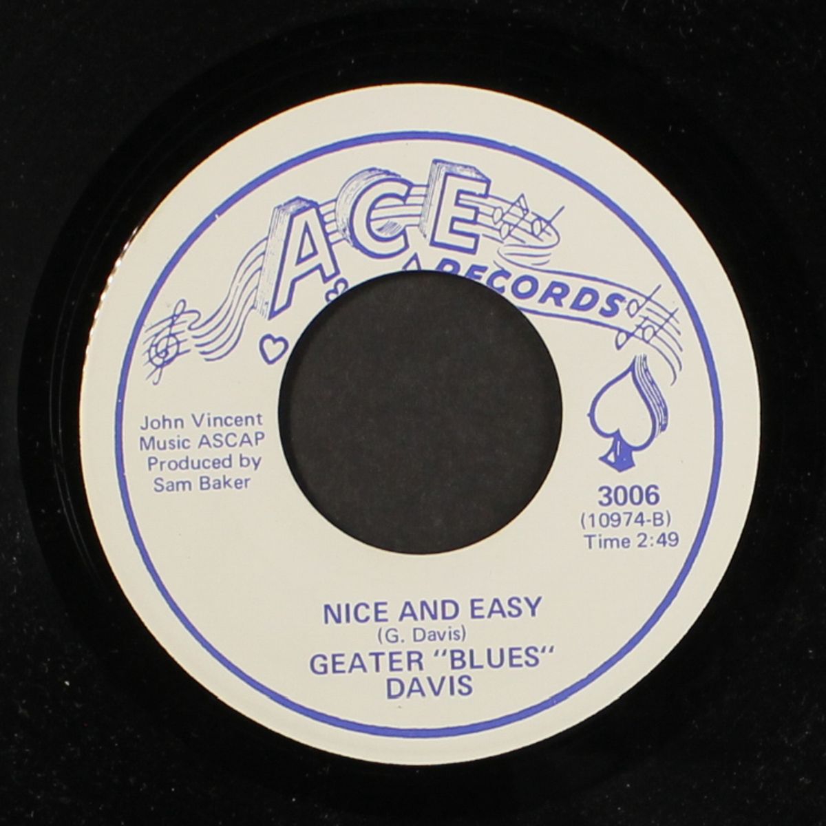 strange sensation / nice and easy by GEATER 'BLUES' DAVIS