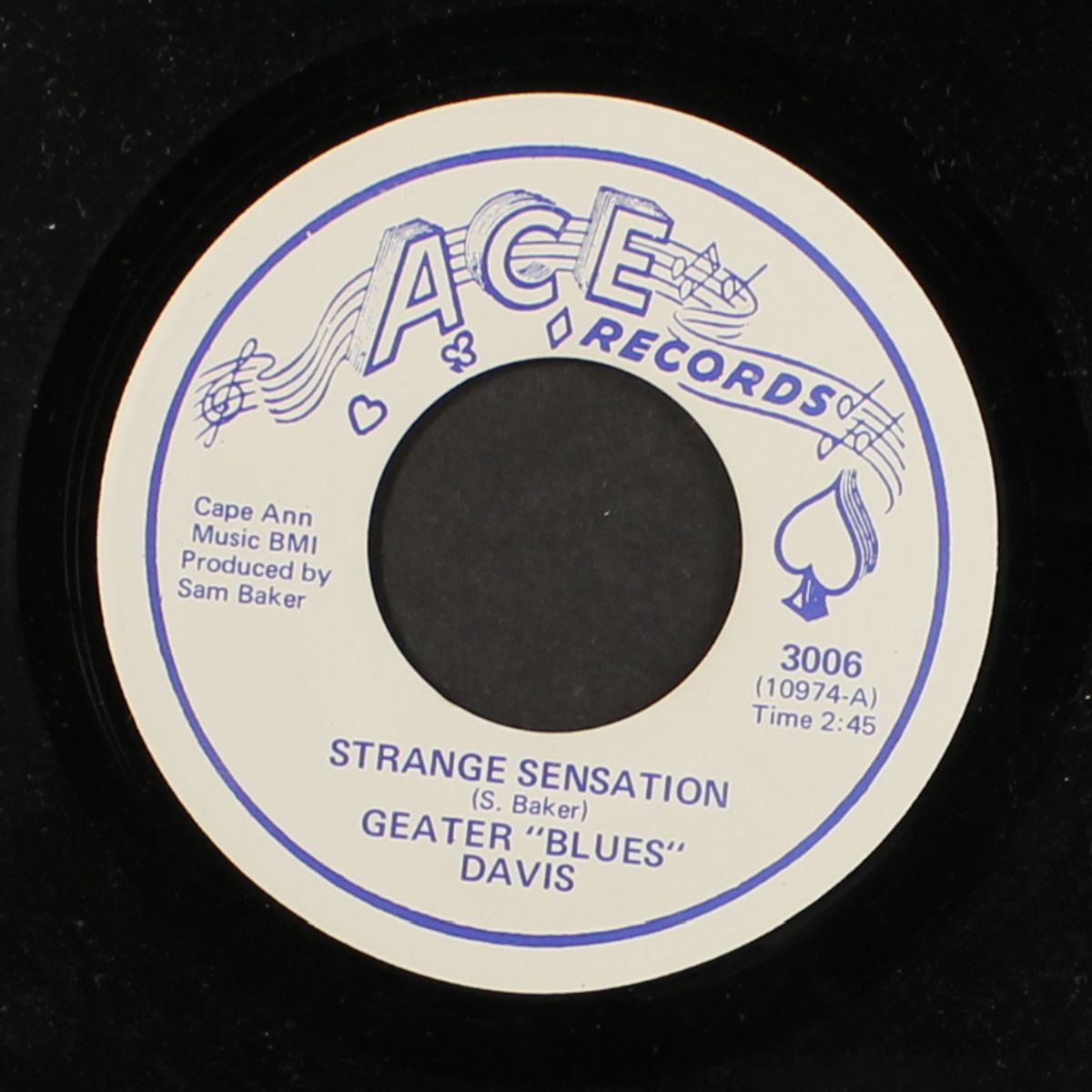 strange sensation / nice and easy by GEATER 'BLUES' DAVIS