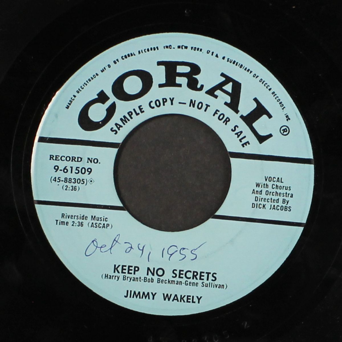 steal a penny from a beggar / keep no secrets by JIMMY WAKELY