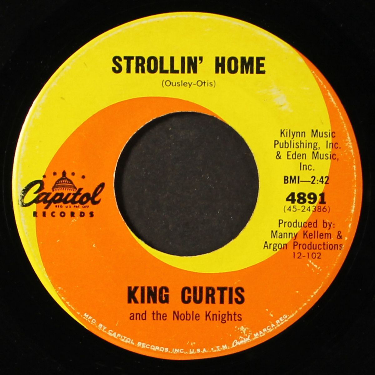 strollin' home / mess around by KING CURTIS