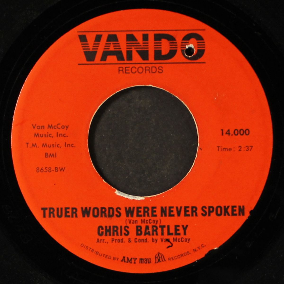 truer words were never spoken / this feeling you give me by CHRIS BARTLEY