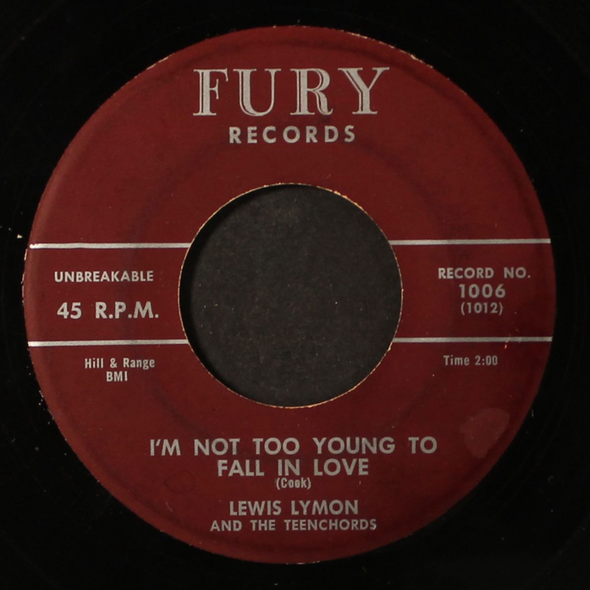 i'm not too young to fall in love / falling in love by LEWIS LYMON & TEENCHORDS
