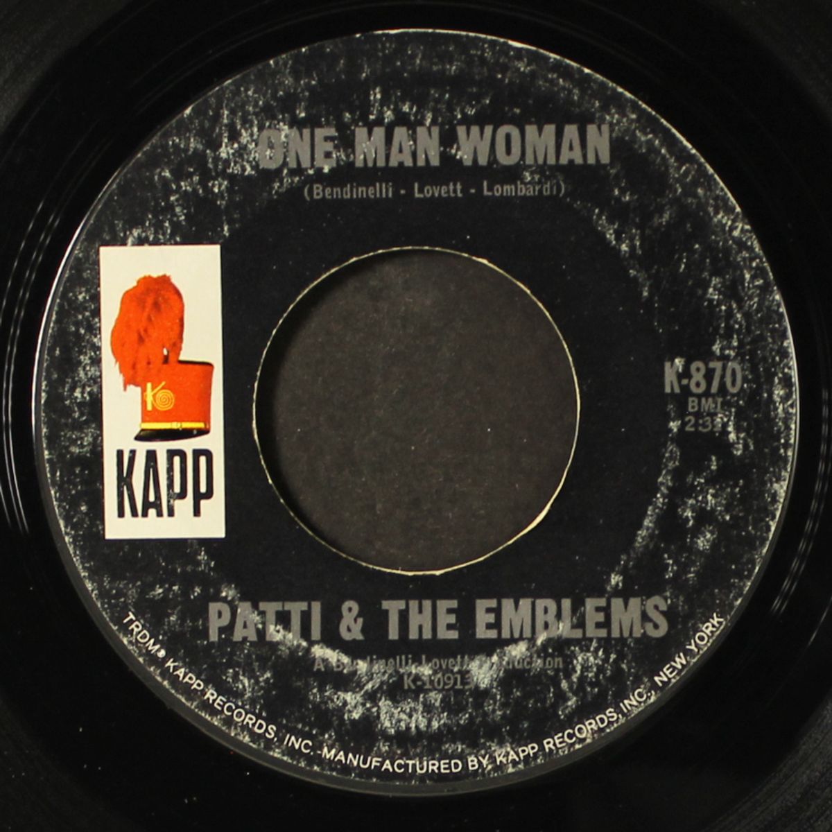 i'll cry later / one man woman by PATTI & EMBLEMS