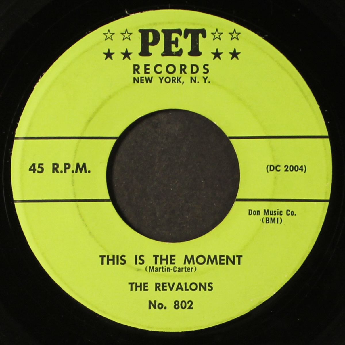 dreams are for fools / this is the moment by REVALONS