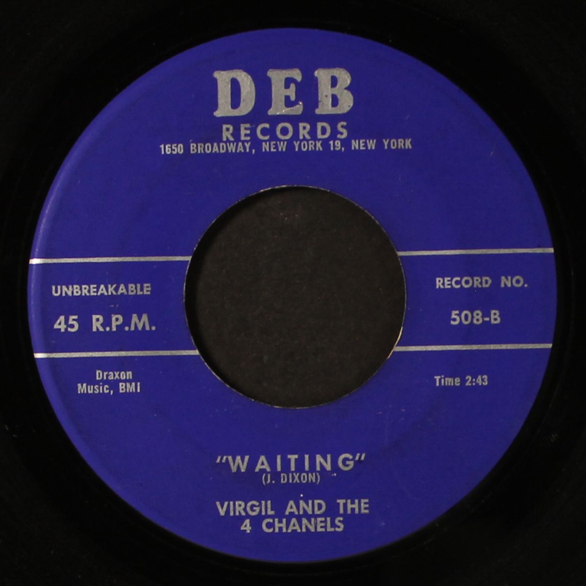 waiting / don't keep it to yourself by VIRGIL & 4 CHANELS