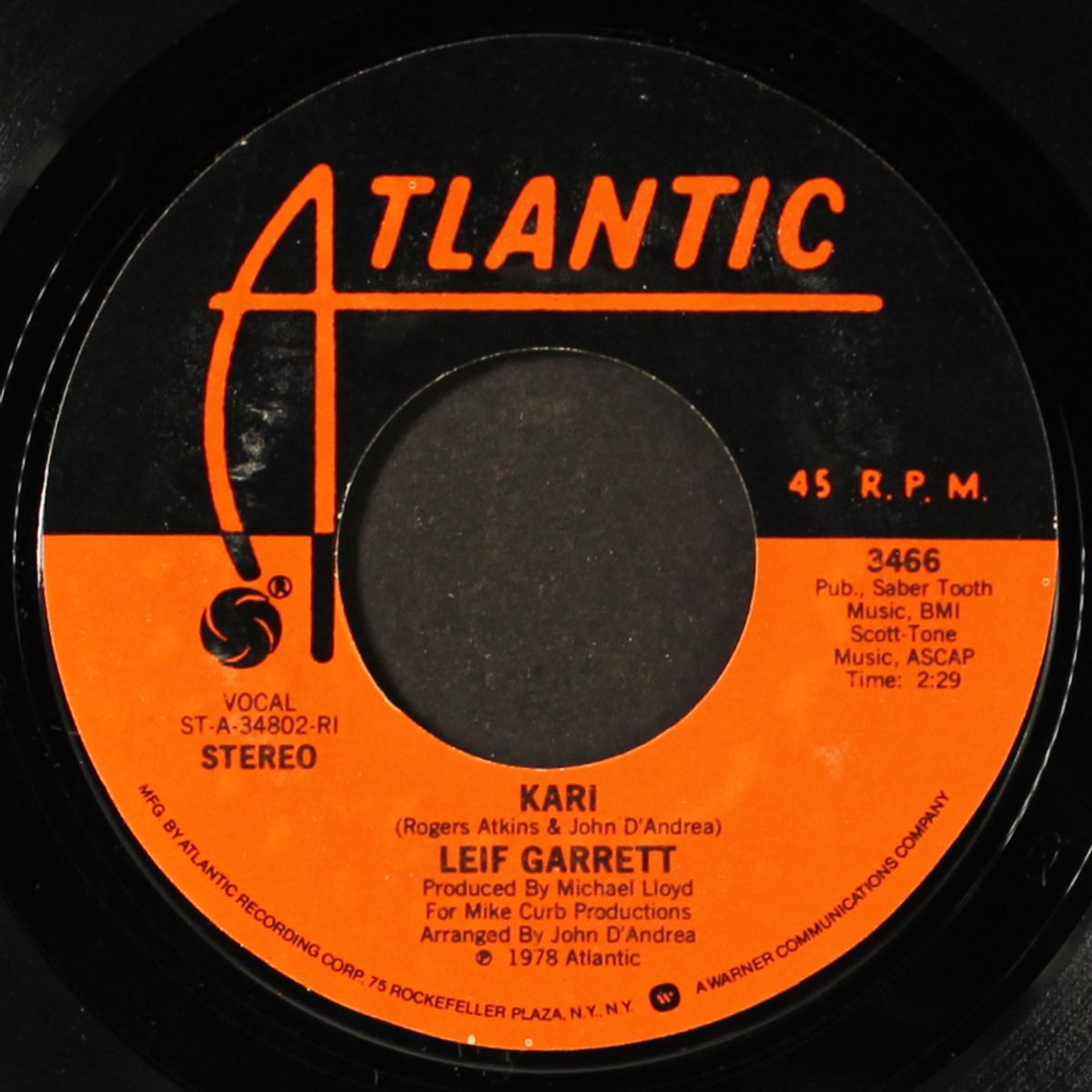 put your head on my shoulder / kari by LEIF GARRETT