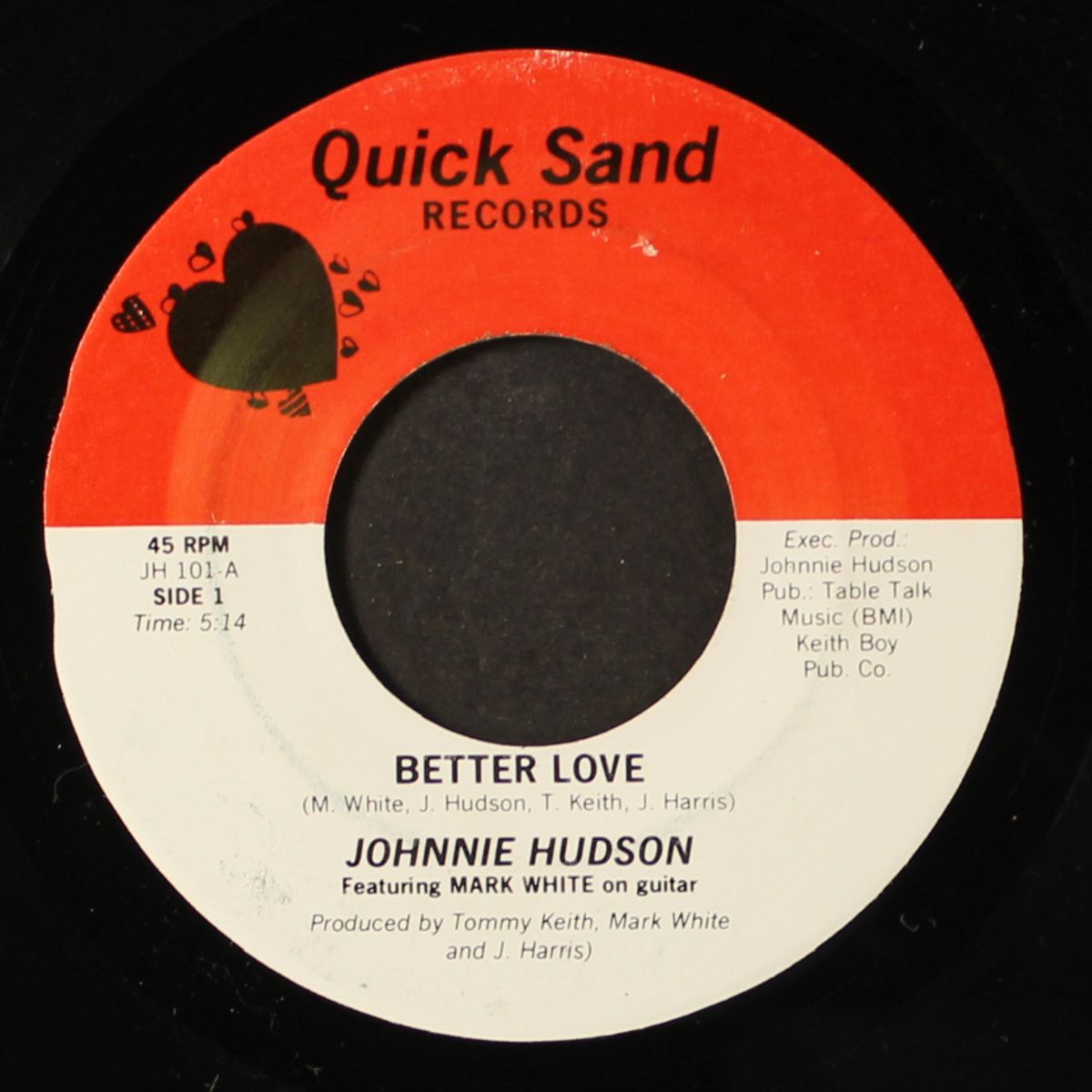 better love / girl, you should have known by JOHNNIE HUDSON