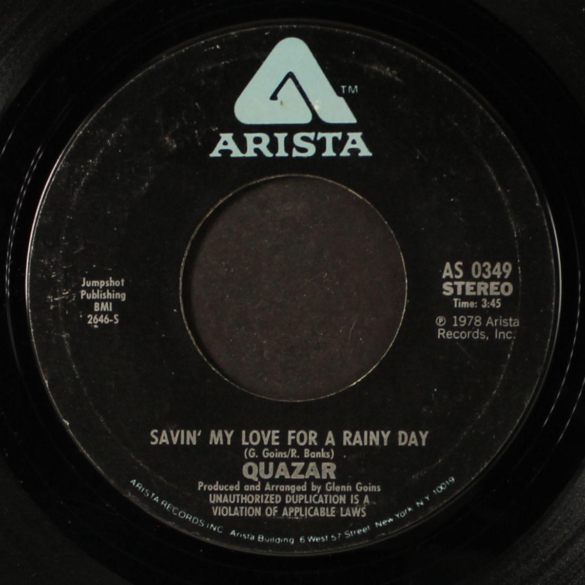 funk 'n' roll / savin' my love for a rainy day by QUAZAR