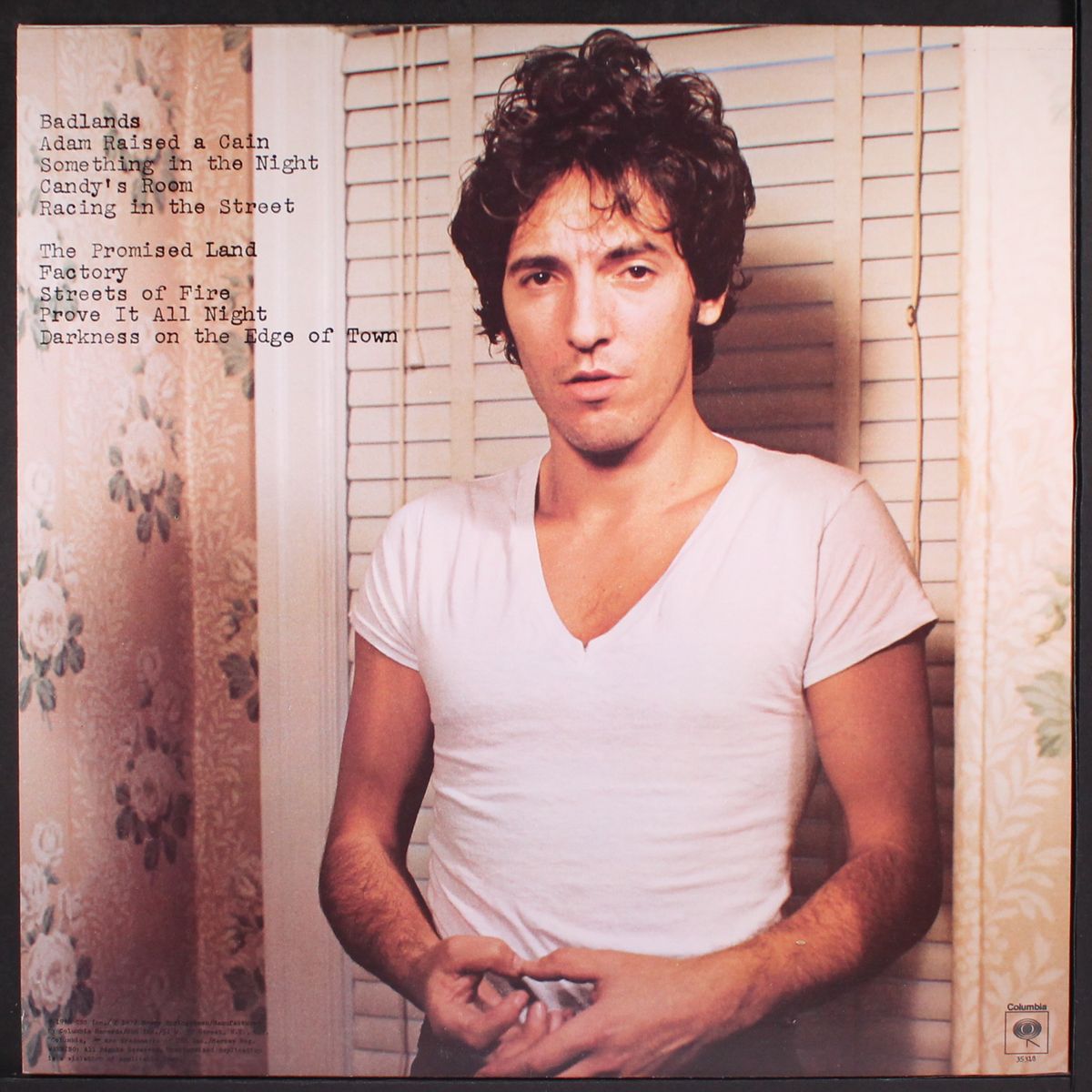 darkness on the edge of town by BRUCE SPRINGSTEEN