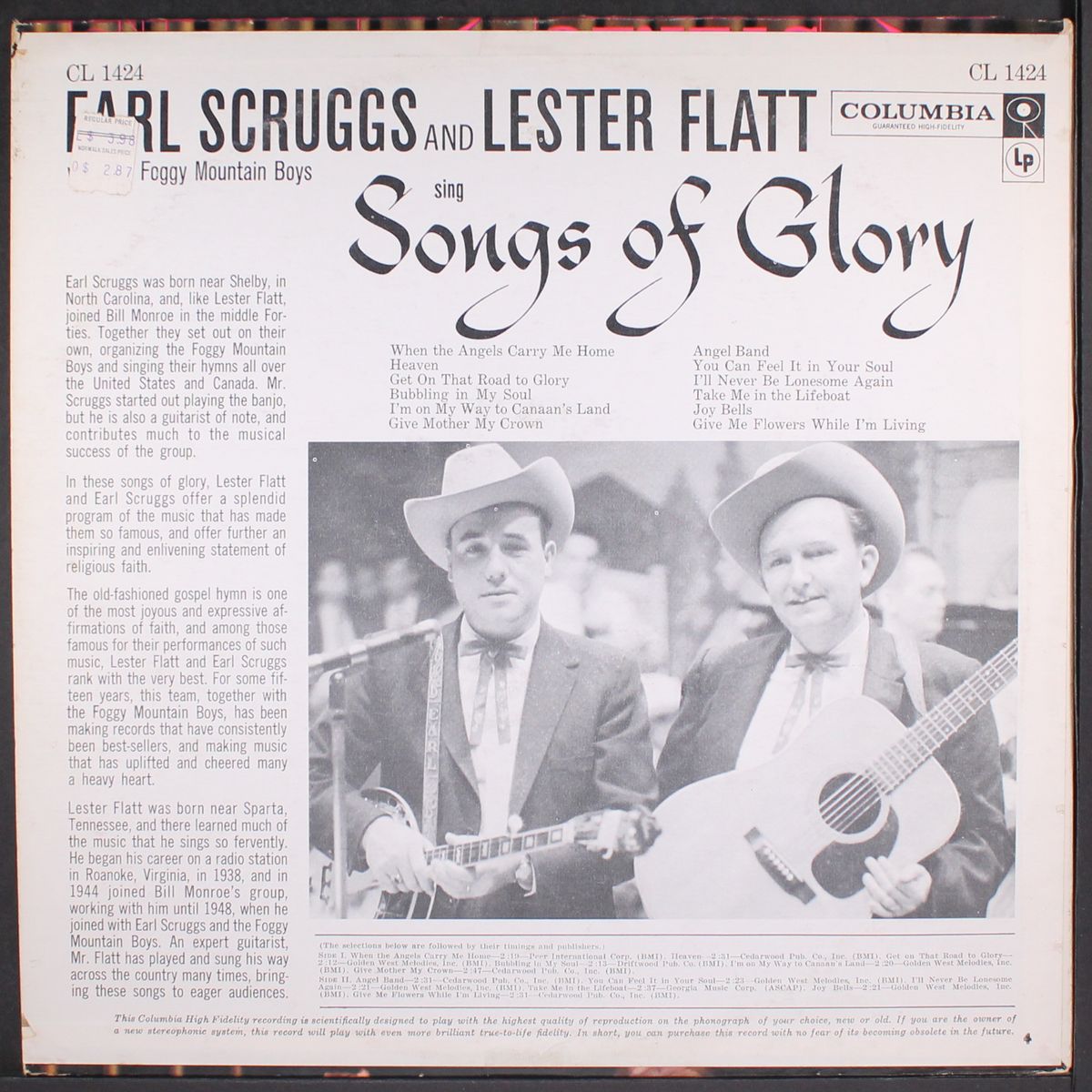 songs of glory by FLATT & SCRUGGS