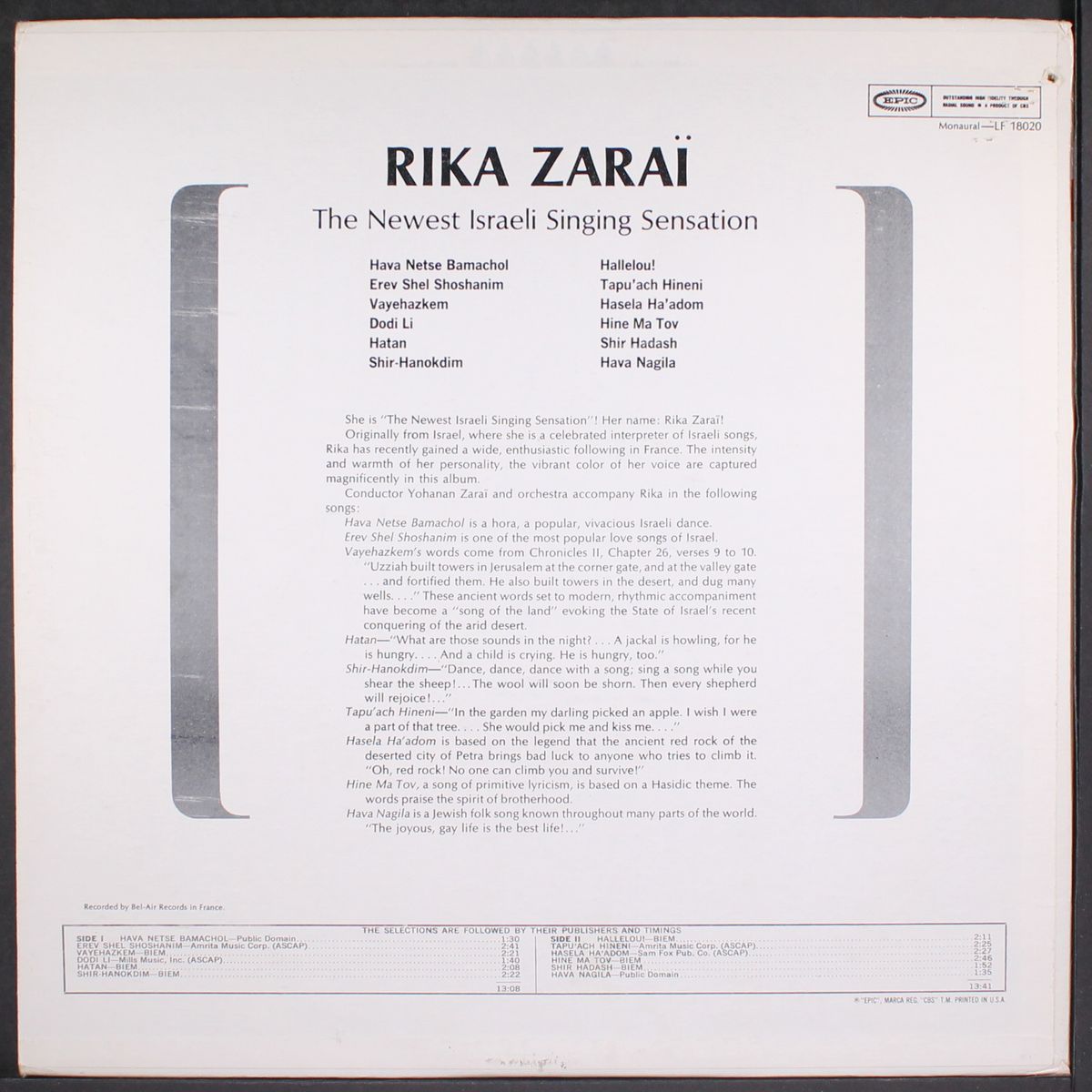 the newest israeli singing sensation by RIKA ZARAI