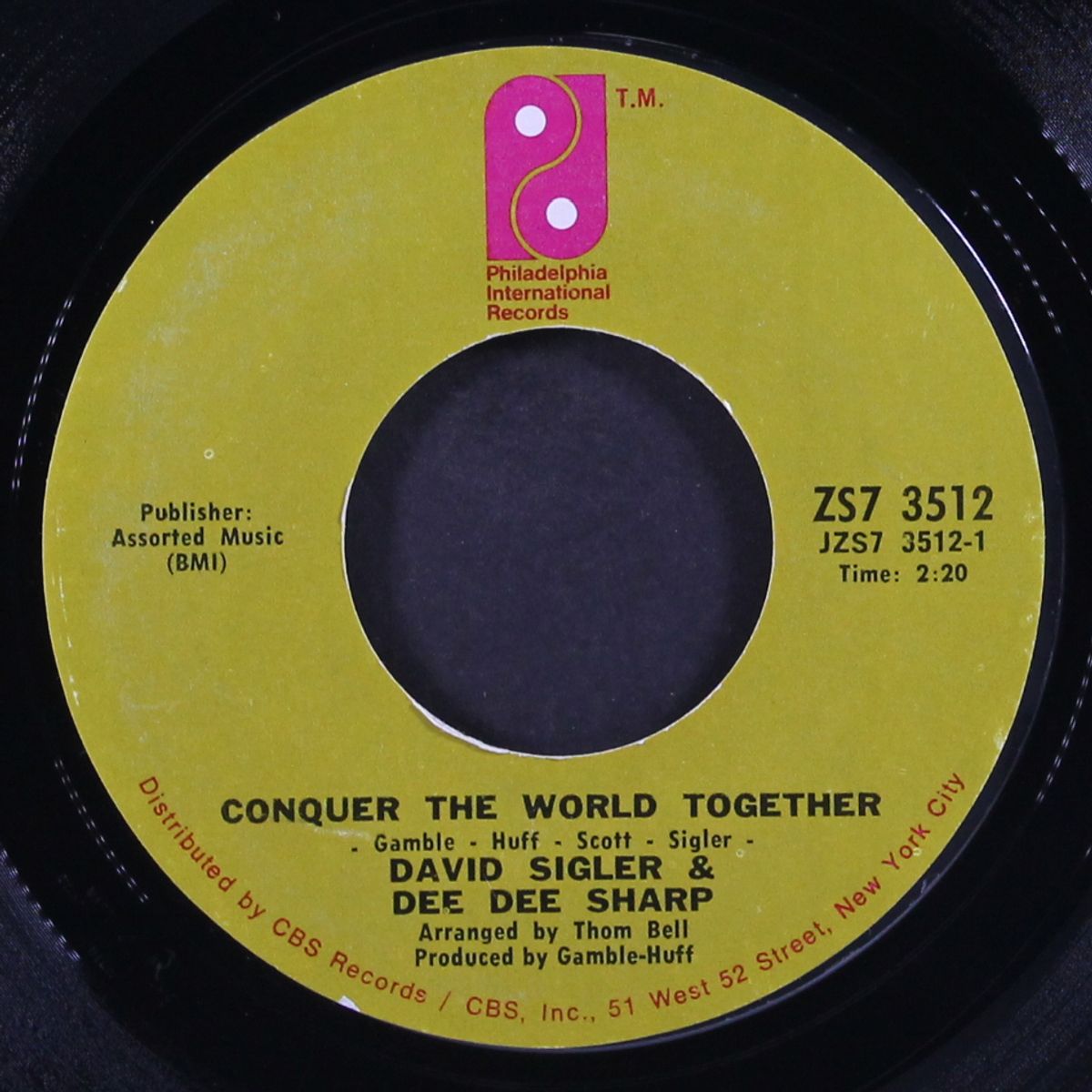 conquer the world together / we got a thing going by DAVID SIGLER & DEE DEE SHARP