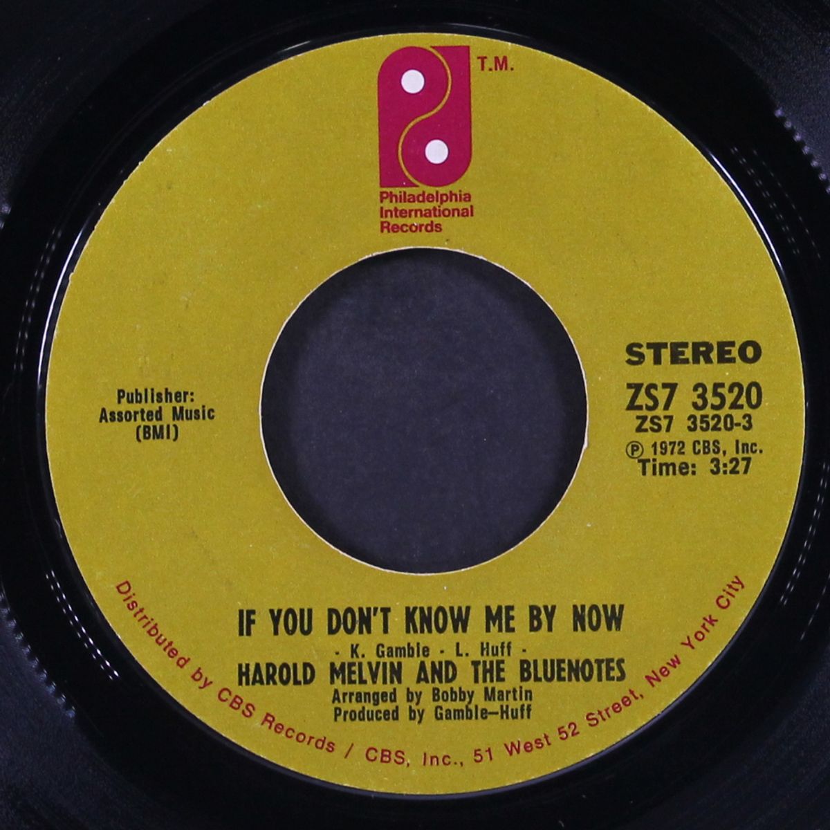 if you don't know me by now / let me into your world by HAROLD MELVIN & BLUENOTES