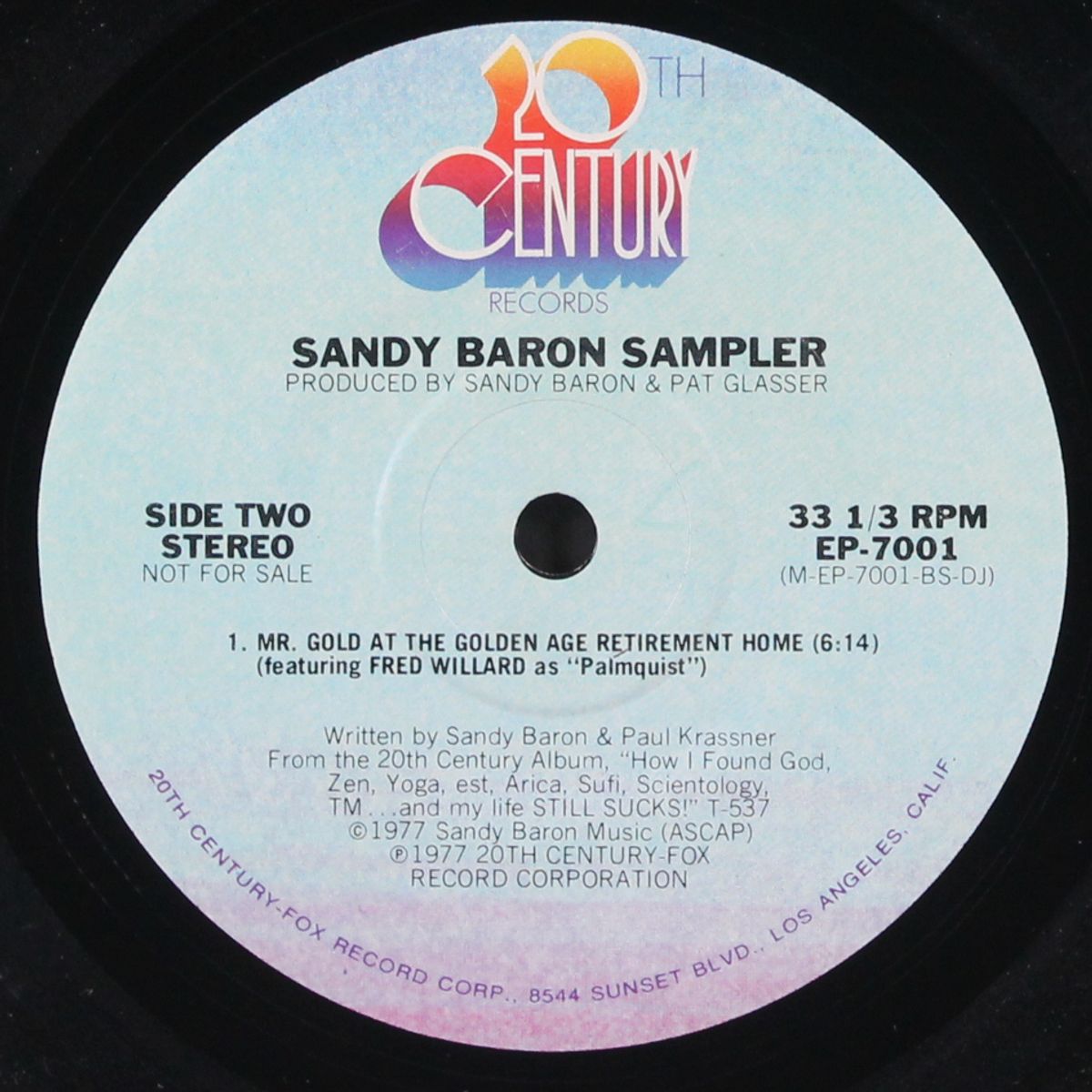 sampler by SANDY BARON
