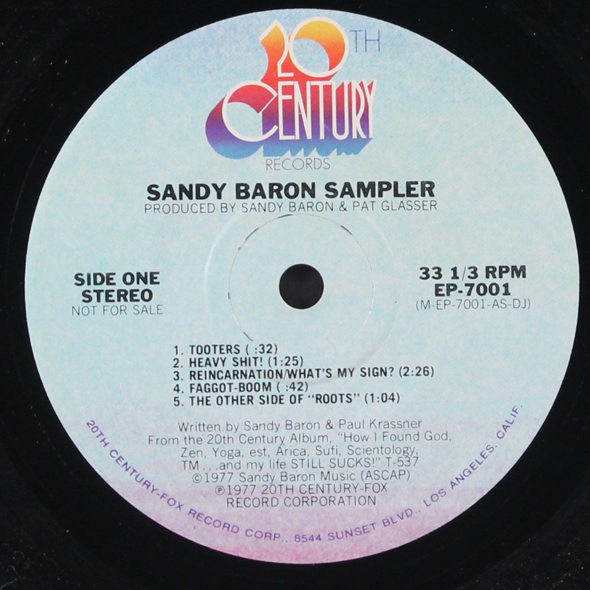 sampler by SANDY BARON