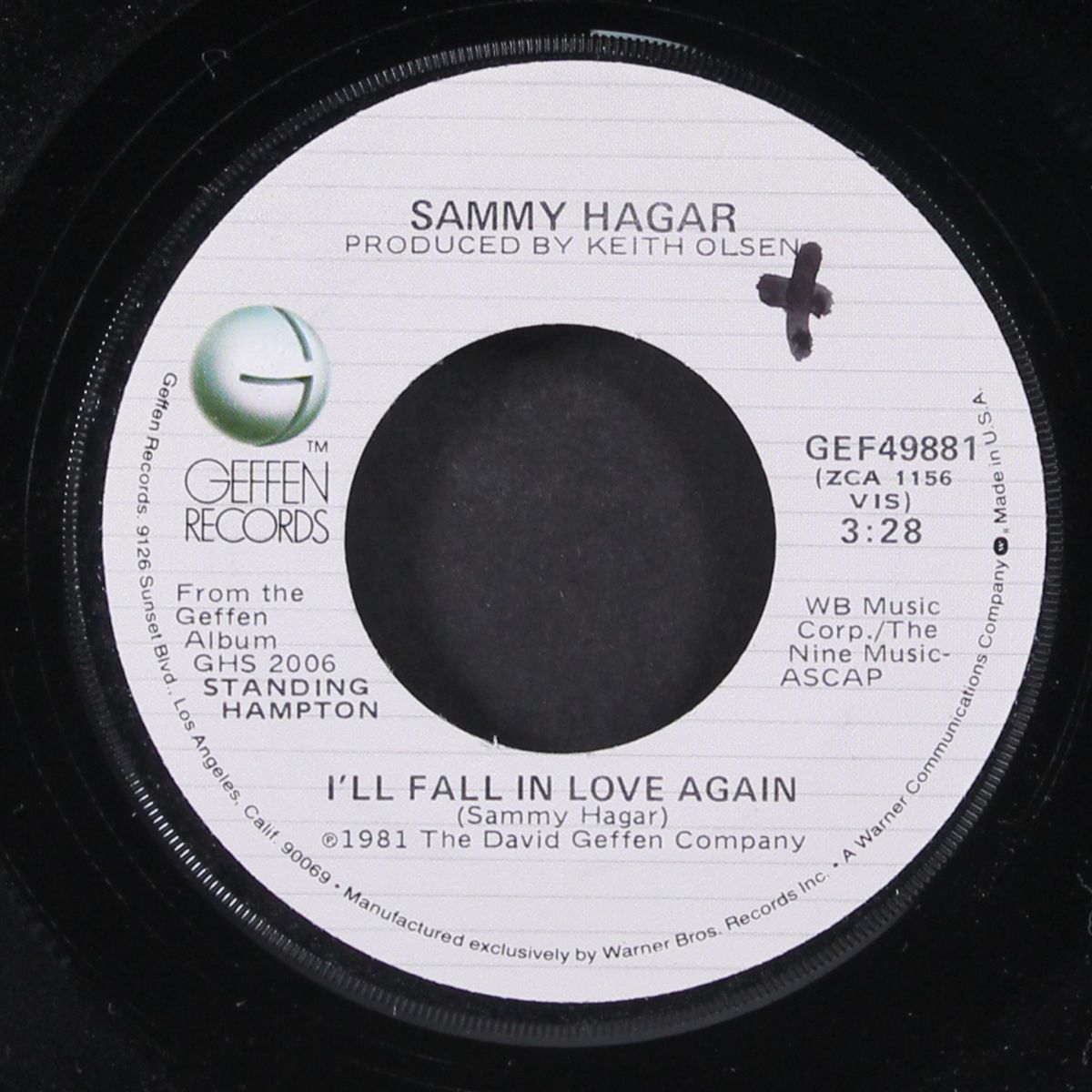i'll fall in love again / satisfied by SAMMY HAGAR