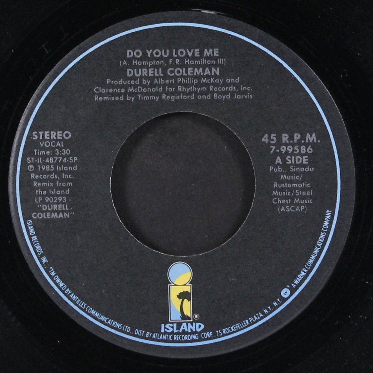 do you love me / take me back to my love in china by DURELL COLEMAN
