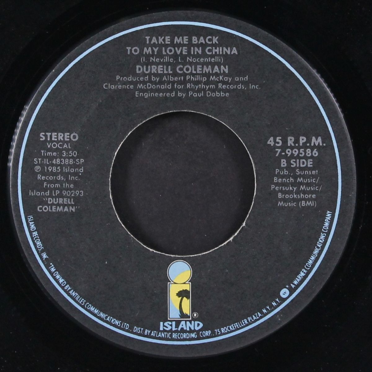 do you love me / take me back to my love in china by DURELL COLEMAN