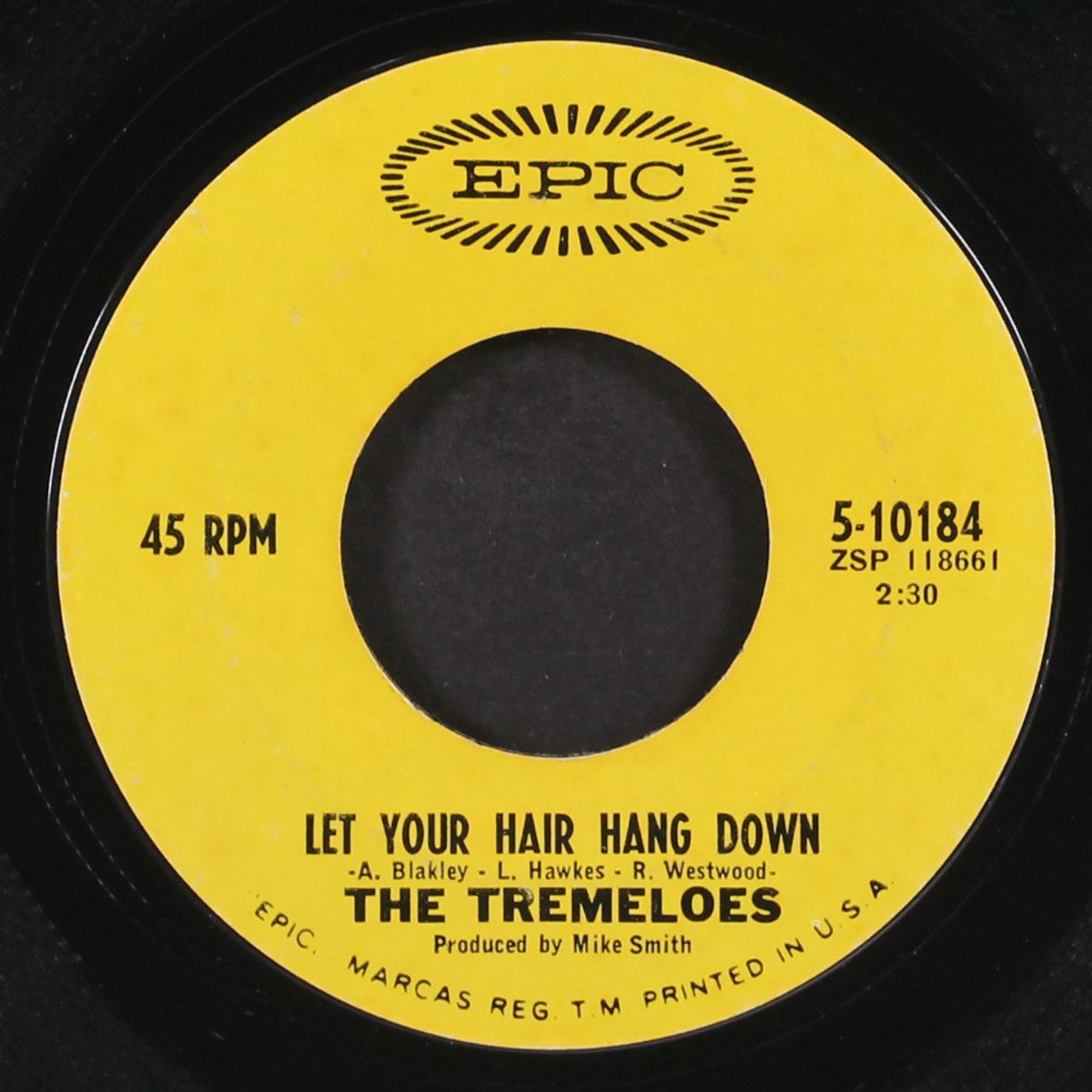 silence is golden / let your hair hang down by TREMELOES