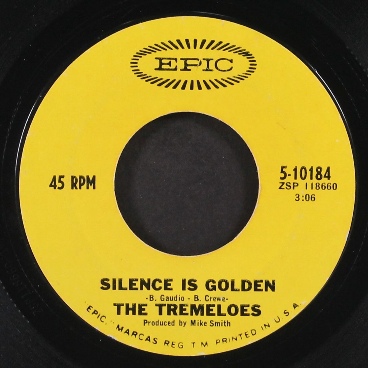 silence is golden / let your hair hang down by TREMELOES