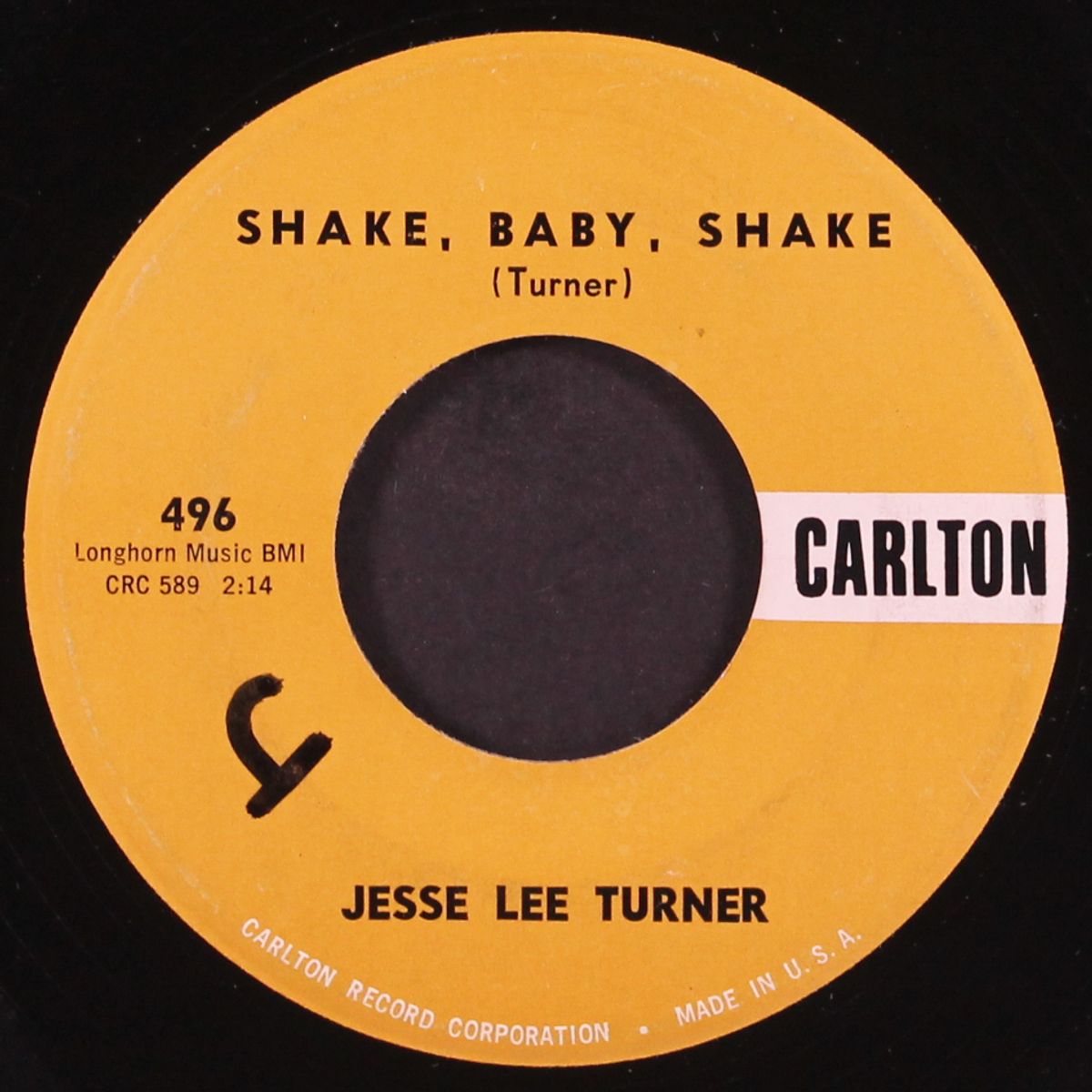 shake, baby, shake / the little space girl by JESSE LEE TURNER