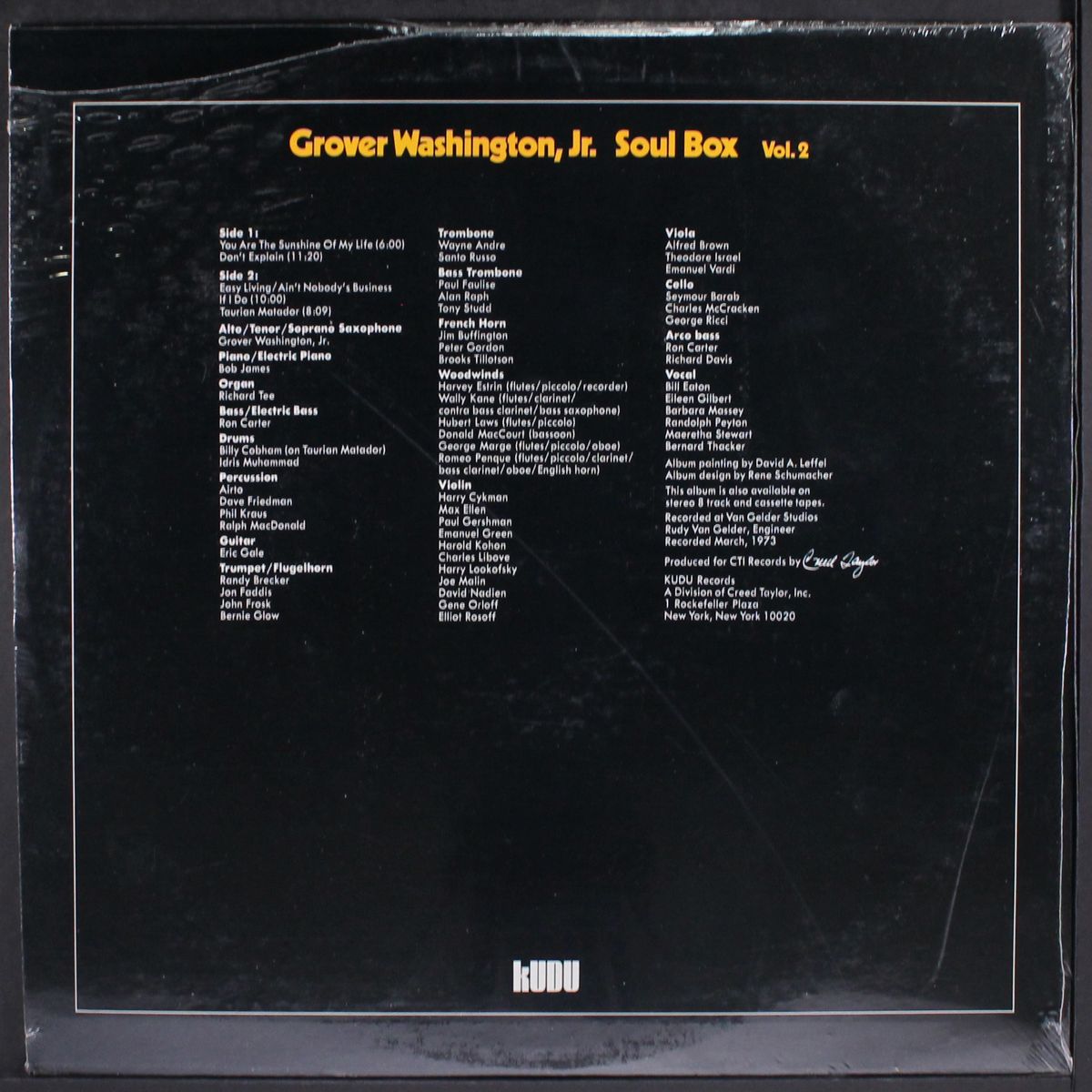 soul box, vol. 2 by GROVER WASHINGTON, JR.