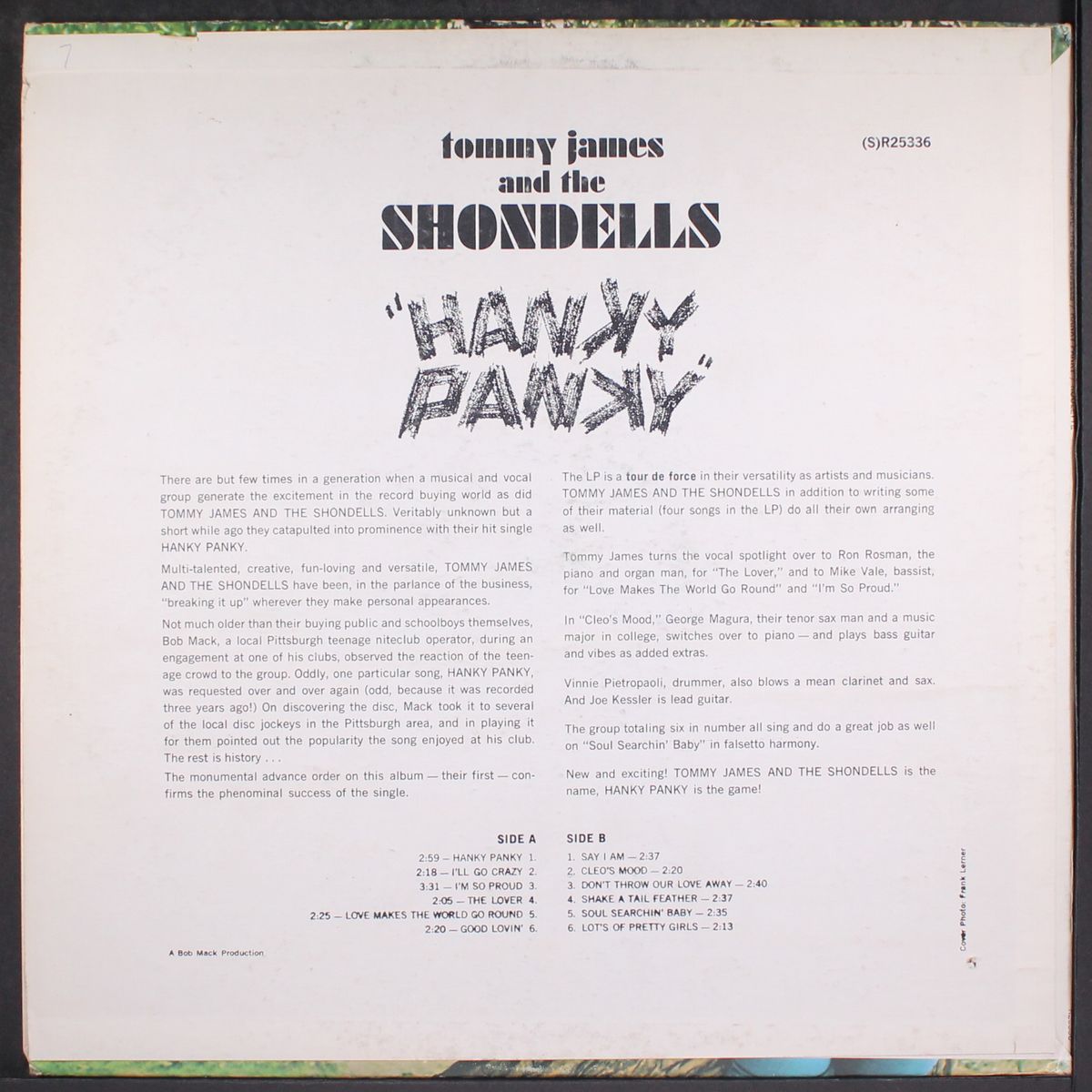 hanky panky by TOMMY JAMES & SHONDELLS