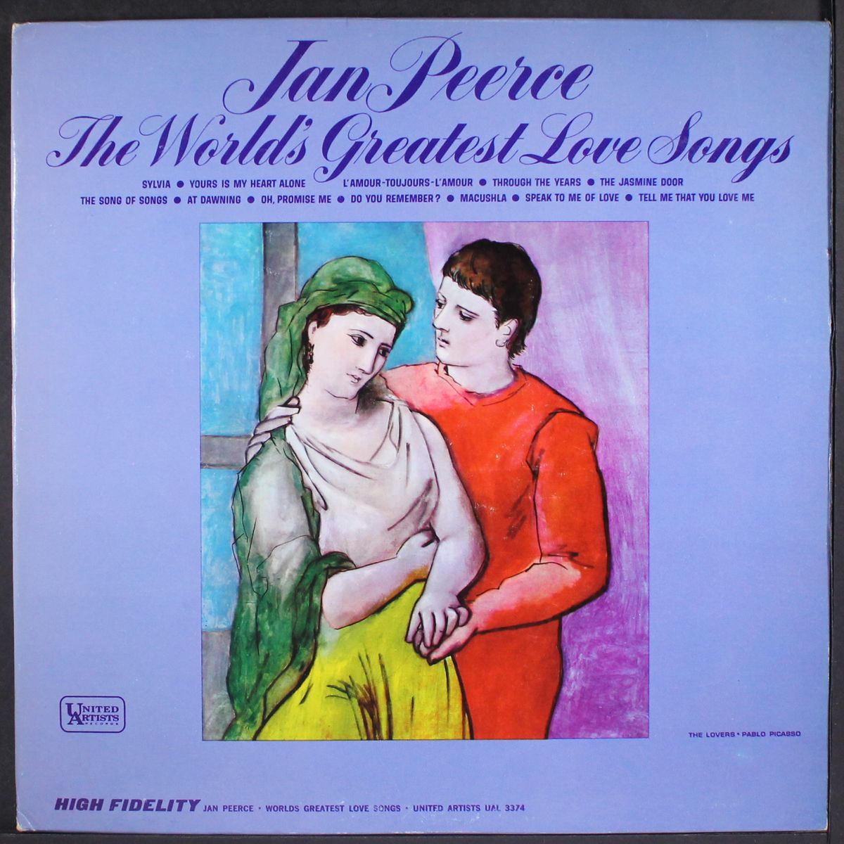 the world's greatest love songs by JAN PEERCE