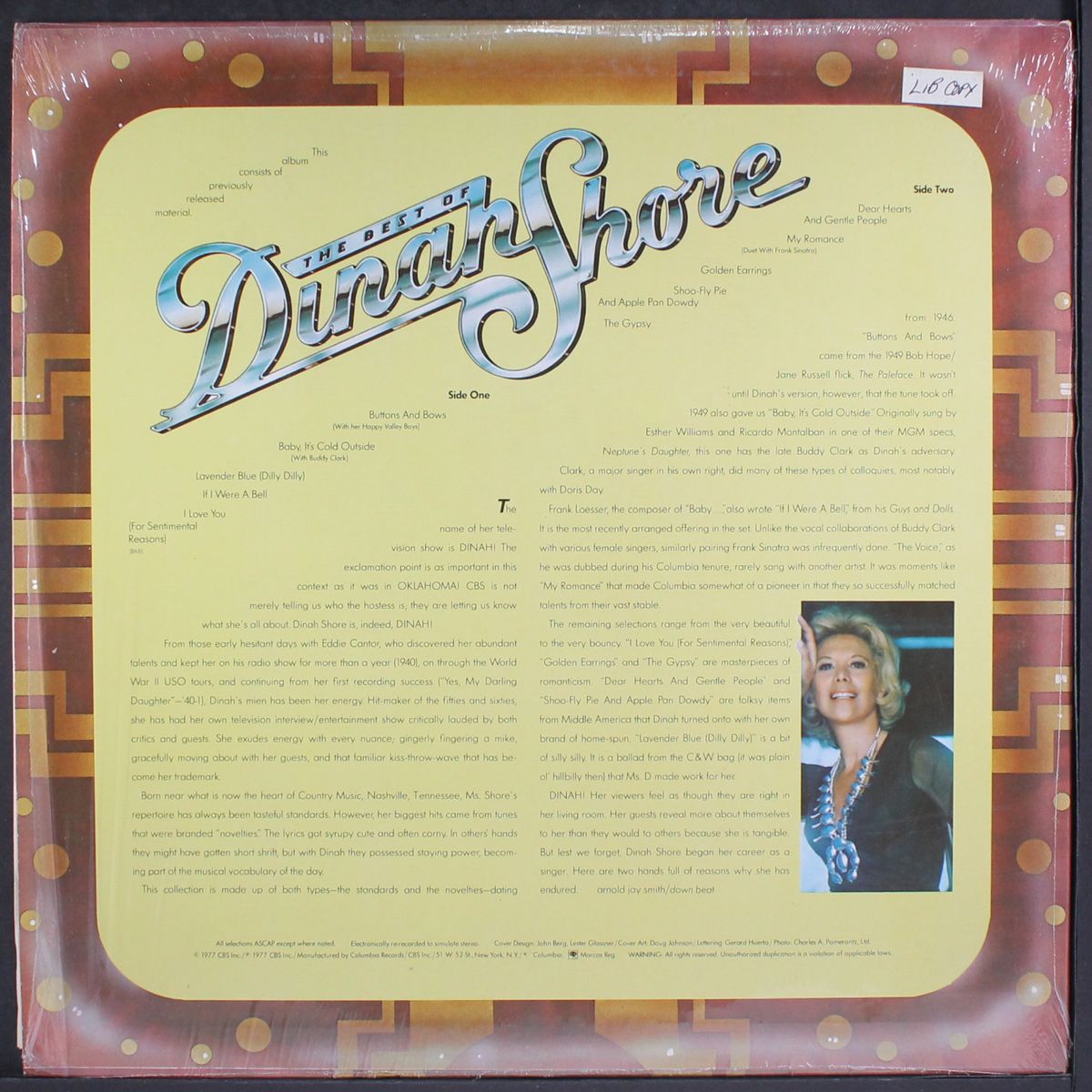 best of by DINAH SHORE