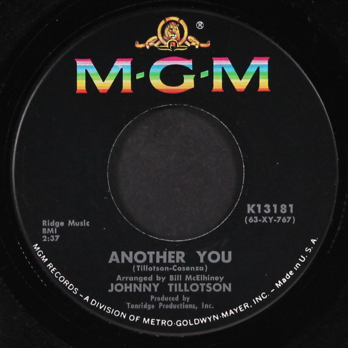 talk back trembling lips / another you by JOHNNY TILLOTSON