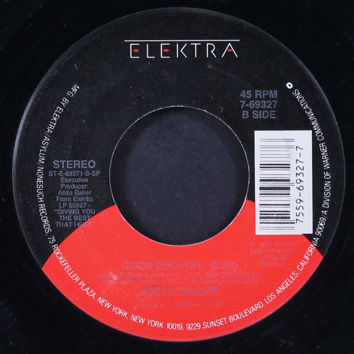 just because / good enough by ANITA BAKER