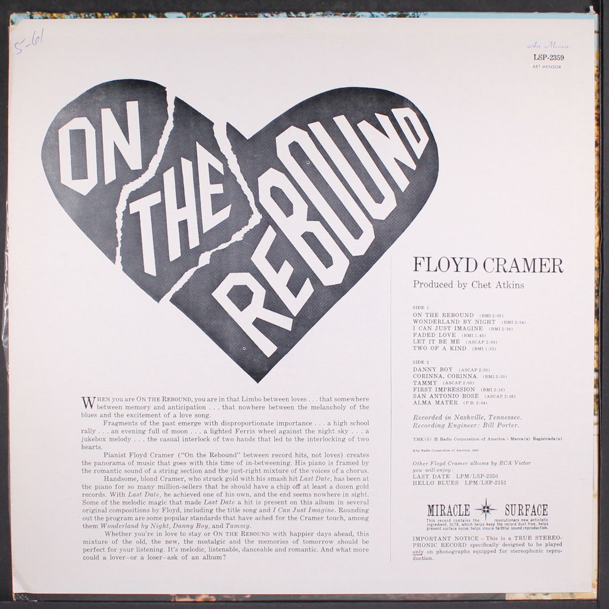 on the rebound by FLOYD CRAMER