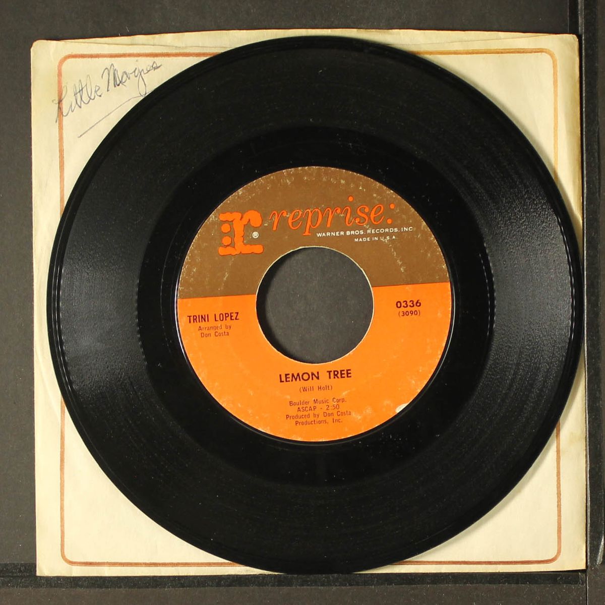 lemon tree / pretty eyes by TRINI LOPEZ