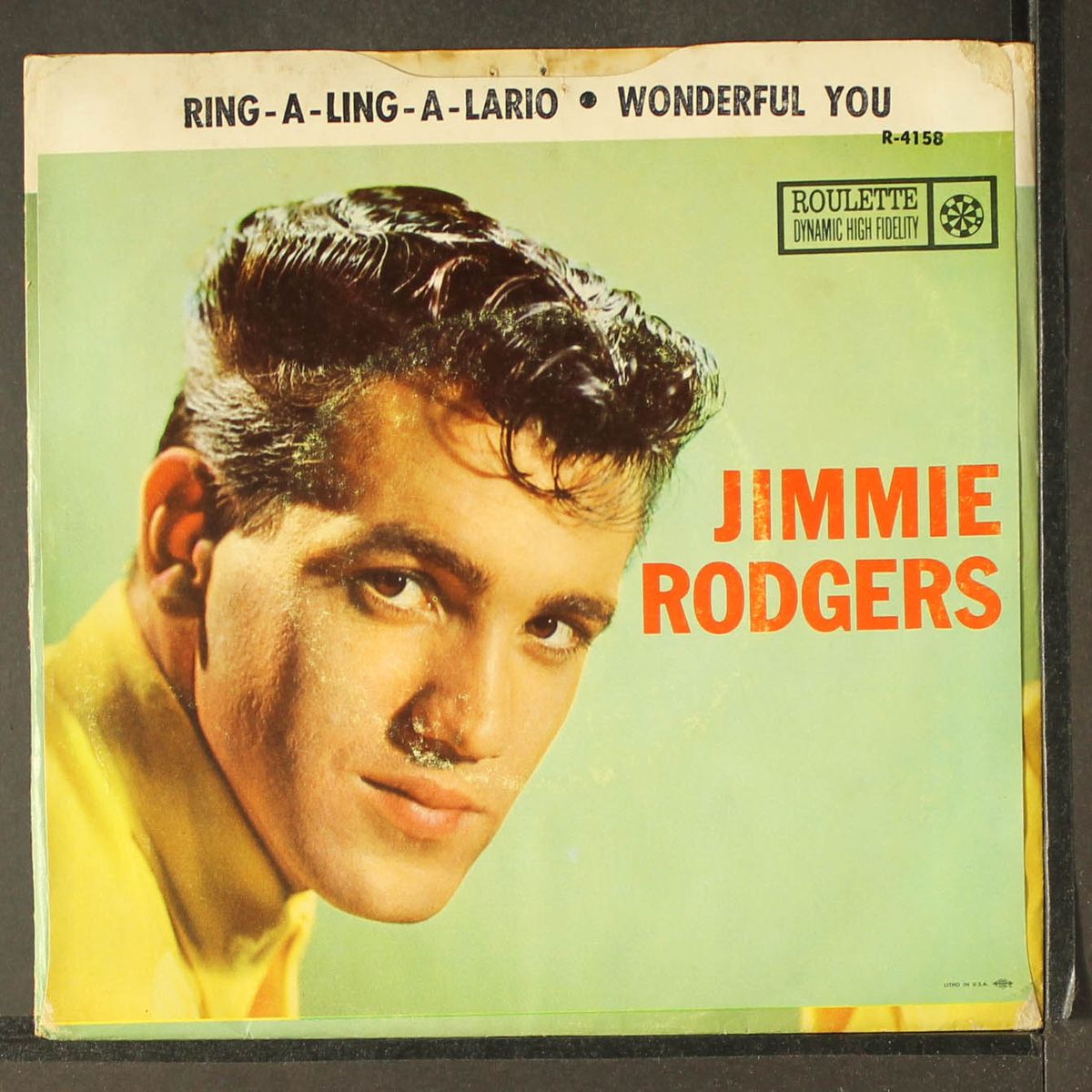 wonderful you / ring-a-ling-a-lario by JIMMIE RODGERS