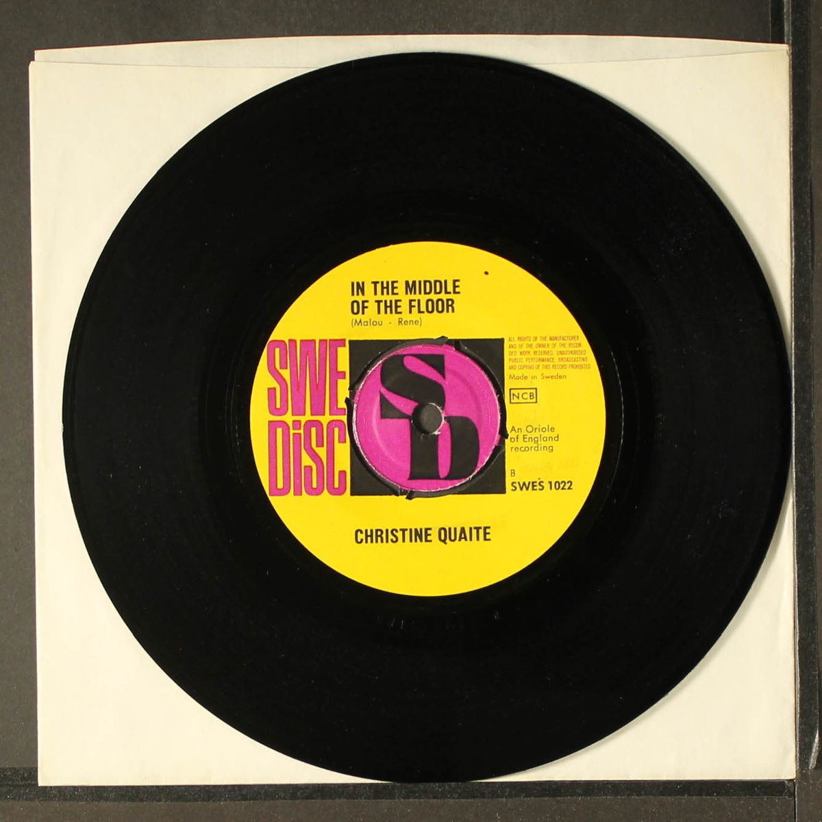 in the middle of the floor / tell me mama by CHRISTINE QUAITE